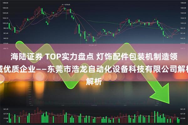 海陆证券 TOP实力盘点 灯饰配件包装机制造领域优质企业——东莞市浩龙自动化设备科技有限公司解析